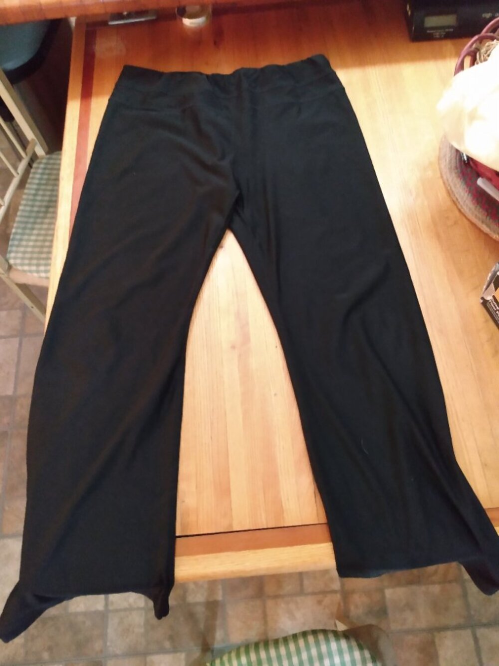 Calvin Klein Black Boot Cut Leggings XL - Picture 2 of 9